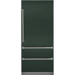 Viking - Professional 7 Series 20 Cu. Ft. Bottom-Freezer Built-In Refrigerator - Blackforest Green - Front_Standard