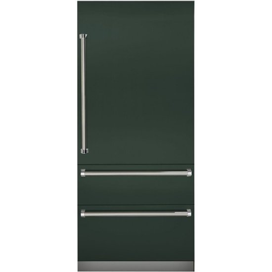 Front Zoom. Viking - Professional 7 Series 20 Cu. Ft. Bottom-Freezer Built-In Refrigerator - Blackforest green.