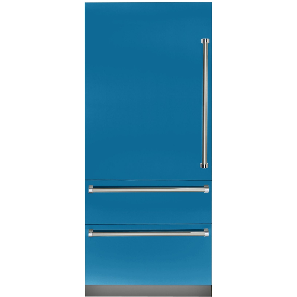 Viking – Professional 7 Series 20 Cu. Ft. Bottom-Freezer Built-In Refrigerator – Alluvial Blue