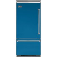 Viking - Professional 5 Series Quiet Cool 20.4 Cu. Ft. Bottom-Freezer Built-In Refrigerator - Alluvial Blue - Front_Zoom