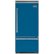Front Zoom. Viking - Professional 5 Series Quiet Cool 20.4 Cu. Ft. Bottom-Freezer Built-In Refrigerator - Alluvial blue.