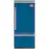 Front. Viking - Professional 5 Series Quiet Cool 20.4 Cu. Ft. Bottom-Freezer Built-In Refrigerator - Alluvial Blue.