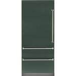 Viking - Professional 7 Series 20 Cu. Ft. Bottom-Freezer Built-In Refrigerator - Blackforest Green - Front_Standard