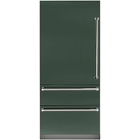 Viking - Professional 7 Series 20 Cu. Ft. Bottom-Freezer Built-In Refrigerator - Blackforest green - Front_Zoom
