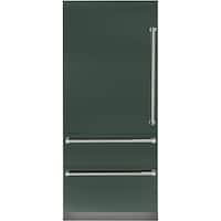Viking - Professional 7 Series 20 Cu. Ft. Bottom-Freezer Built-In Refrigerator - Blackforest Green - Front_Zoom