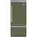 Front. Viking - Professional 5 Series Quiet Cool 20.4 Cu. Ft. Bottom-Freezer Built-In Refrigerator - Cypress Green.