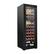 Front. Schmecke - 44 Bottle Freestanding Wine Refrigerator, Dual Zone Wine Fridge with Anti-UV Glass, Black - Black.