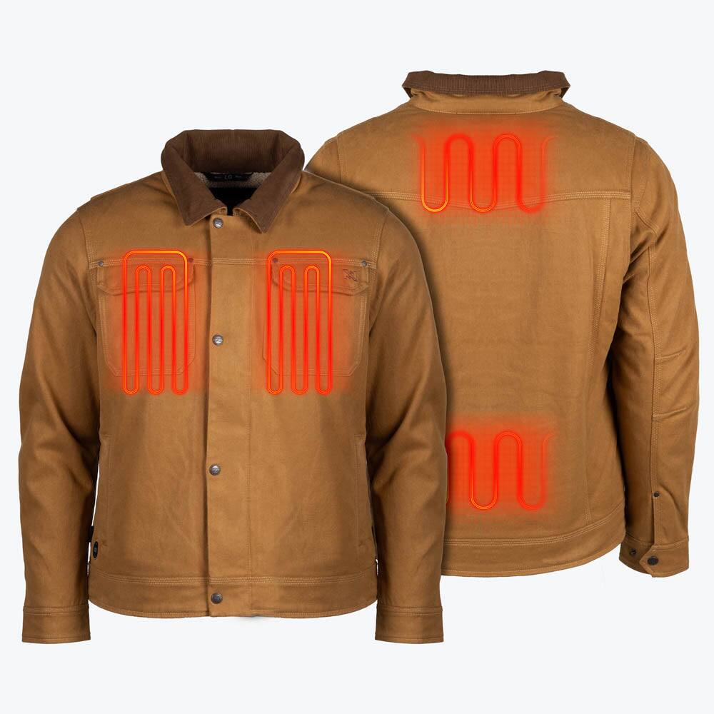 Alt View 1. Mobile Warming - Men's Ranch Heated Jacket - Tan.