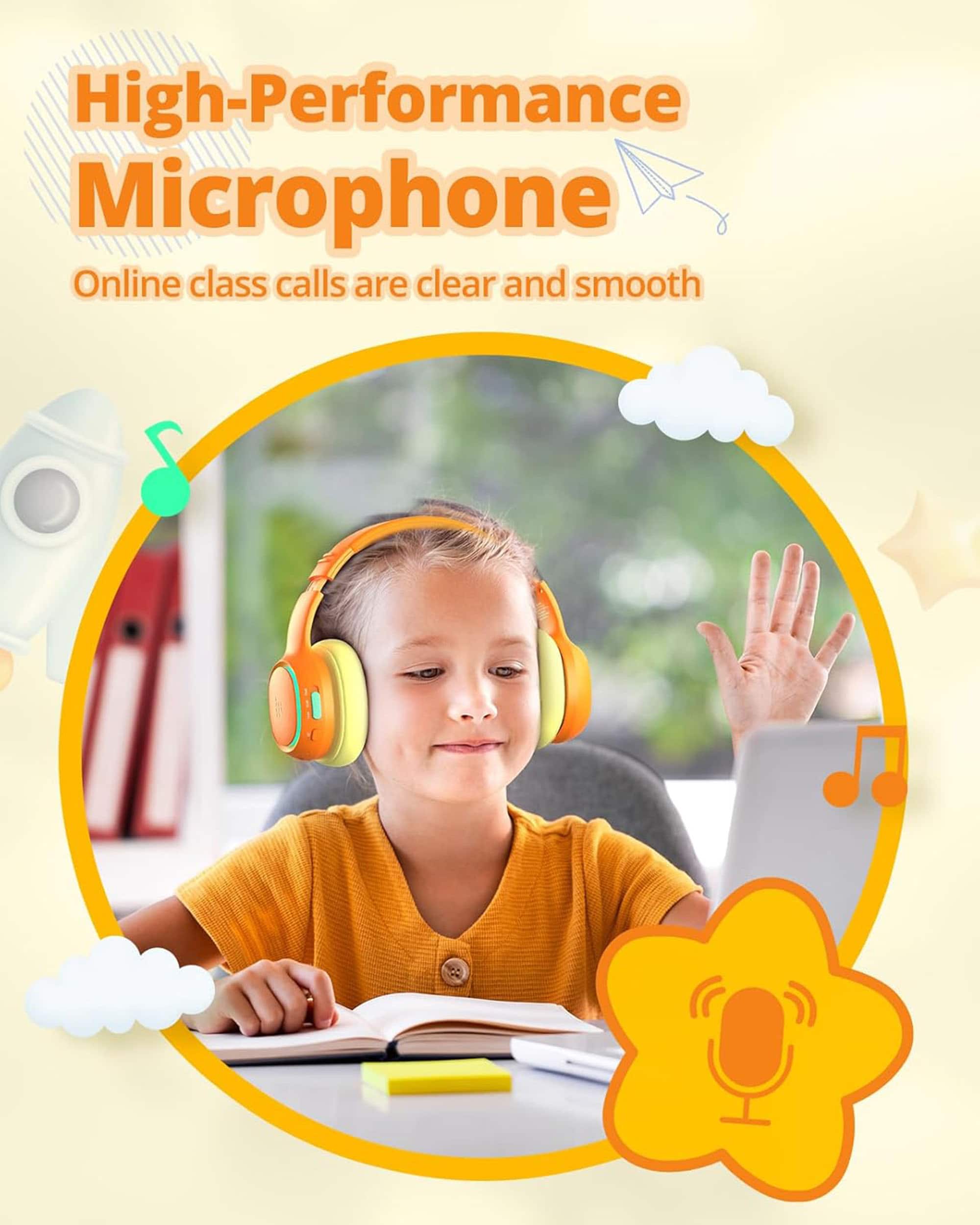 High-Performance Microphone: Online class calls are clear and smooth.
