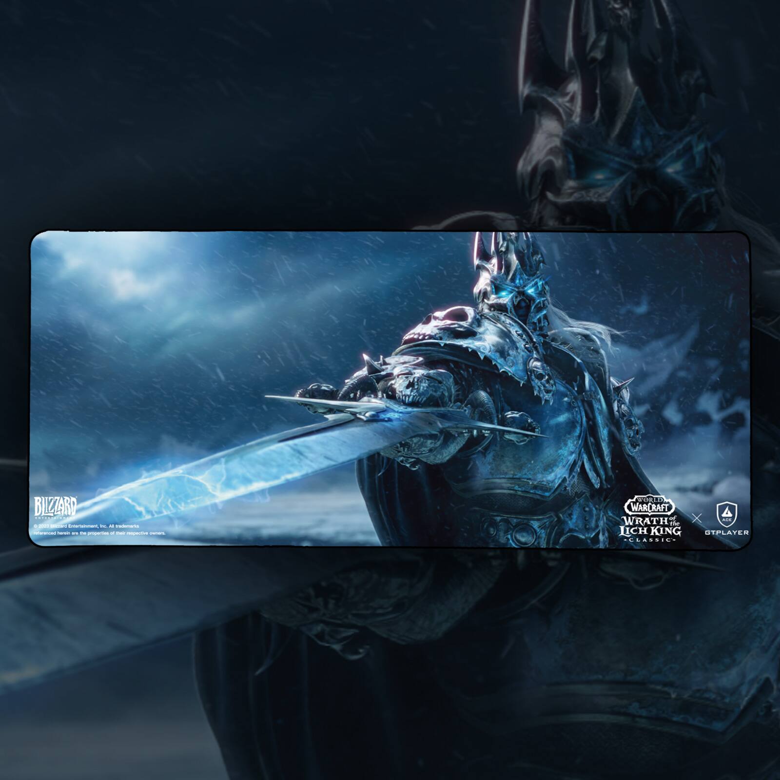 Front. CloudRest Pro - World of Warcraft®: Wrath of the Lich King® Classic Mousepad - Frozen Throne's Master the Lich King - Classic - the Lich King.