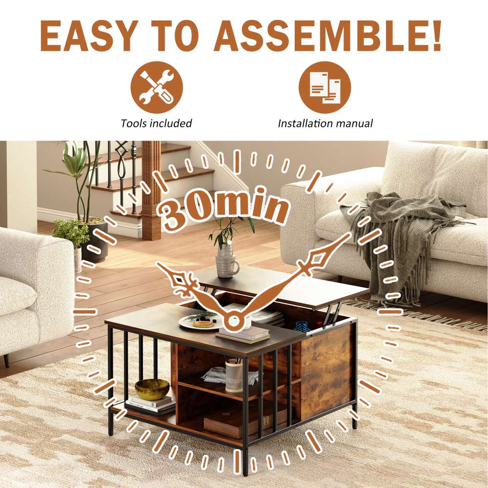 EASY TO ASSEMBLE!

- Tools included
- Installation manual

30min