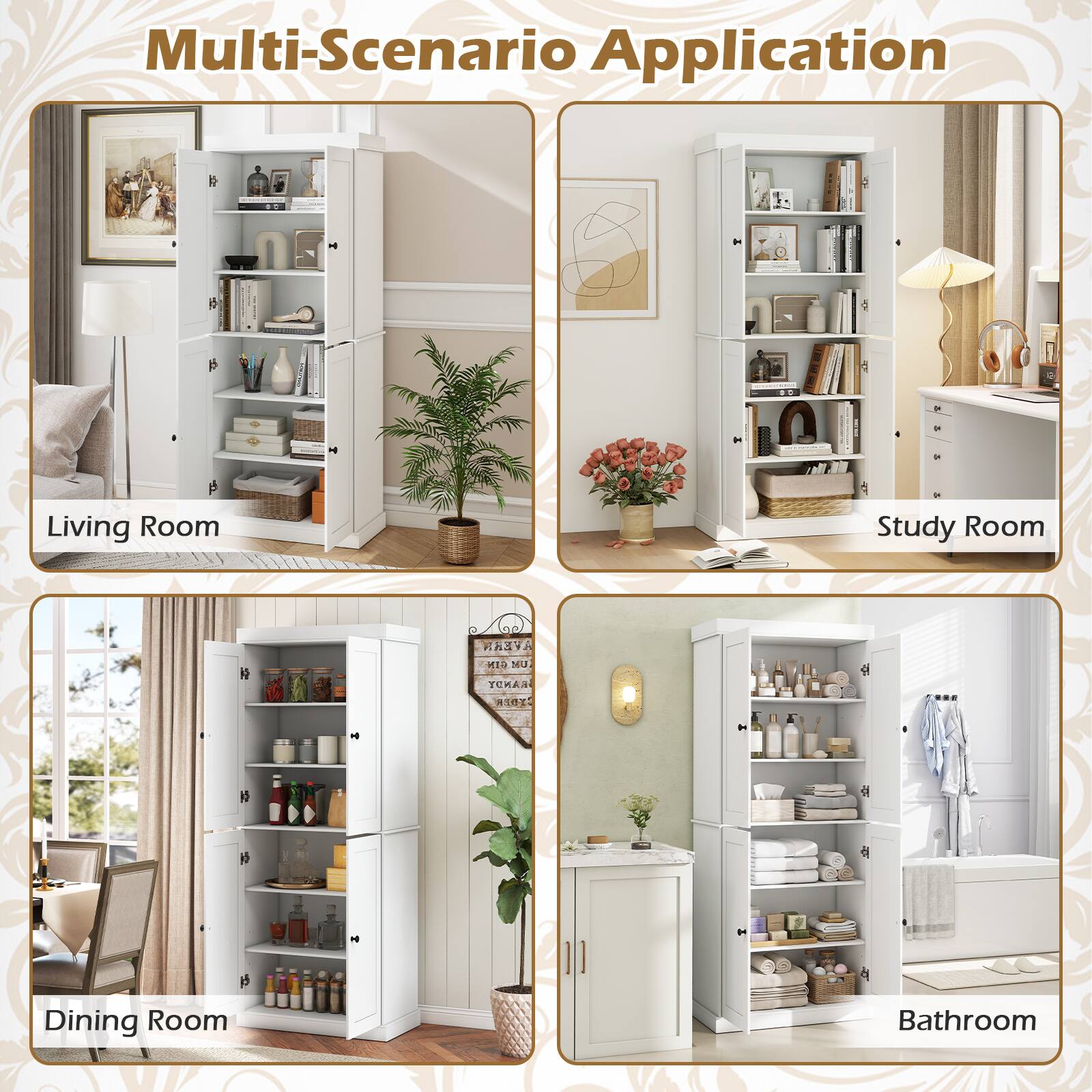 Multi-Scenario Application

Living Room
Study Room
Dining Room
Bathroom