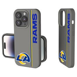 Keyscaper - NFL - Los Angeles Rams iPhone Soft Touch Case - 15 - Gray