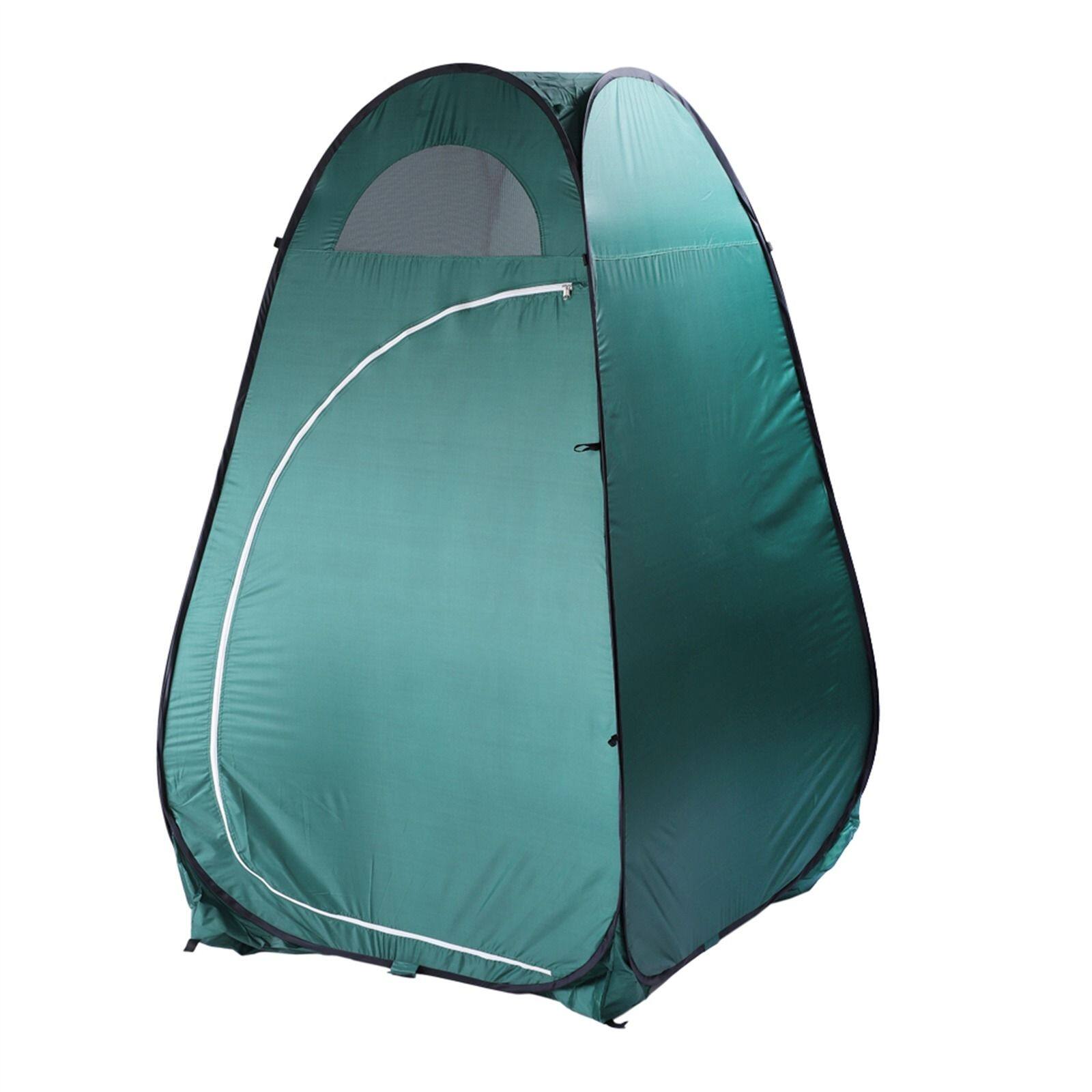 Angle. Loheer - Loheer Pop Up Shower Tent Waterproof Portable Outdoor Changing Room Quick Setup Camping Toilet Tent with Zipper Closure - Green.