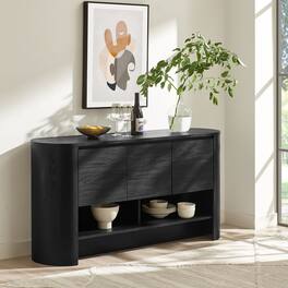 Duval 62 Inch Oval Sideboard by Modway - Black