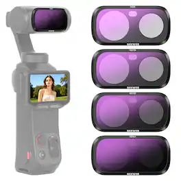 Neewer - ND8/16/32/64 4-Pack for Insta360 Luna Ultra