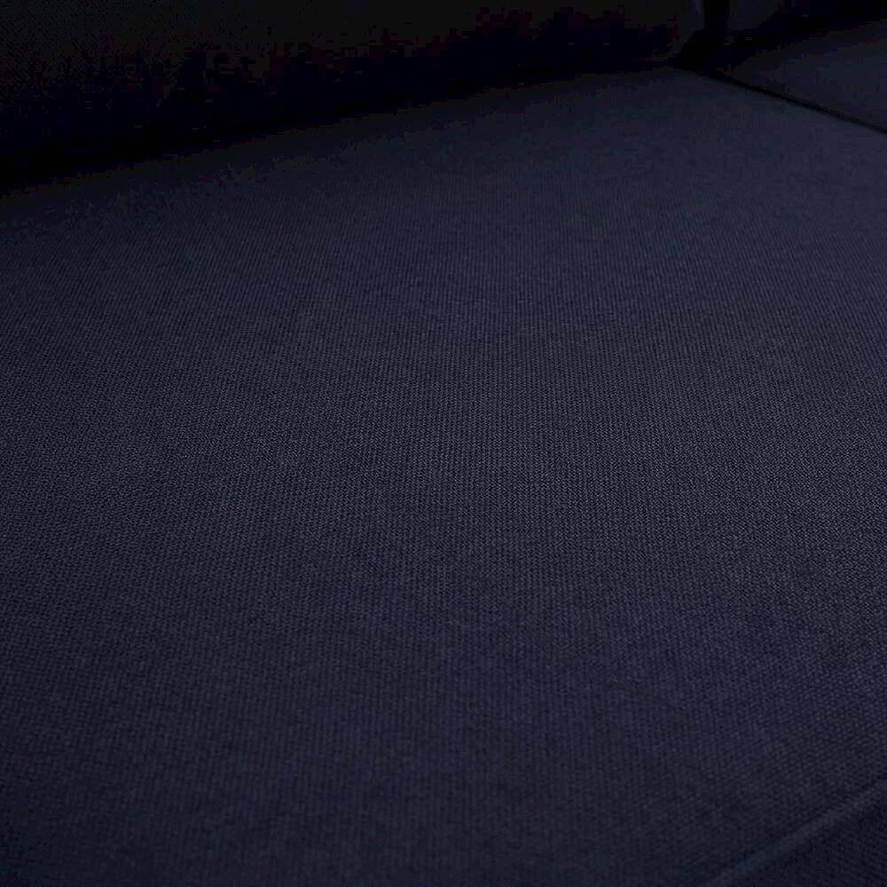 Alt View 1. Outdoor Escape - Outdoor Teak Loveseat With Cushioned Seating And Armrests For Patio Use - Blue.