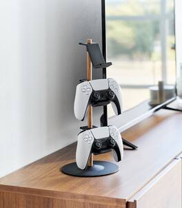 Yamazaki Home - Controller Stand - Steel + Wood