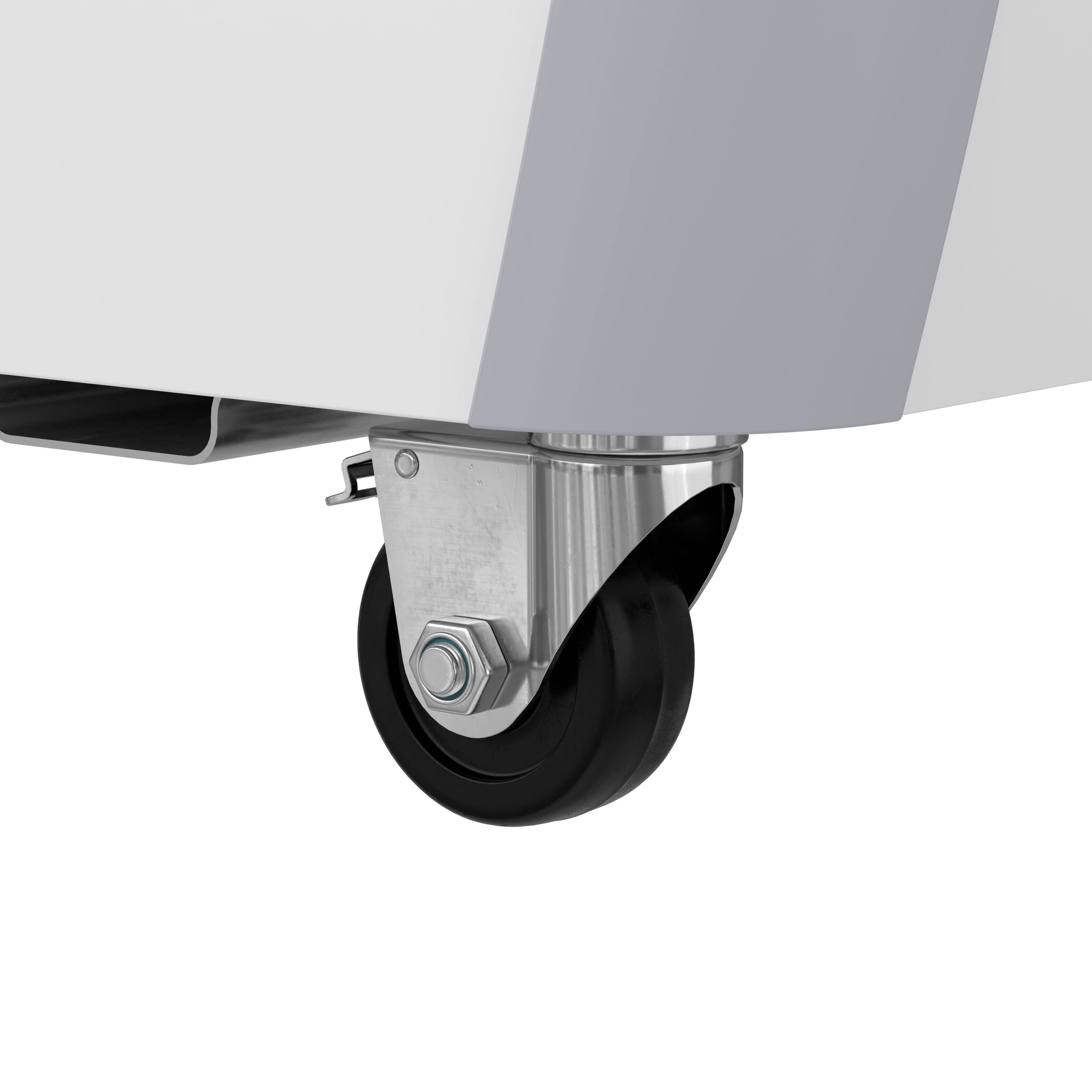 Alt View 8. Koolmore - 50 in. 8 Tub Ice Cream Dipping Cabinet Display Freezer with Sliding Glass Door, 13 cu. ft. KM-ICD-49SD. - White.