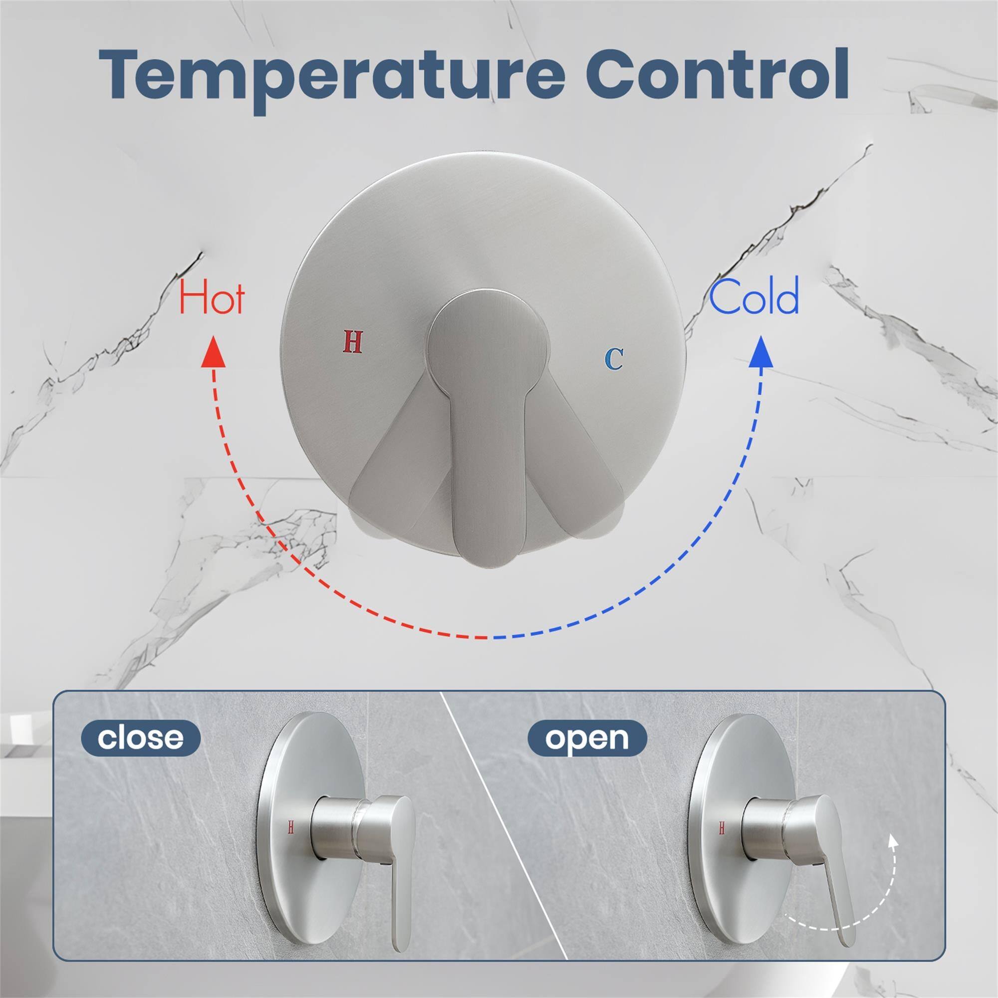 Temperature Control

Hot  
Cold

close  
open
