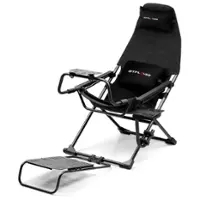 GTPlayer - Sim Racing Cockpit Foldable & Adjustable Supports All Steering Wheels & Pedals for PC and Console Actifit Edition - Black - Front_Zoom