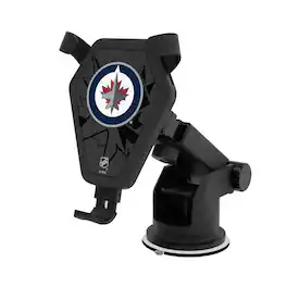 Keyscaper - Winnipeg Jets Wireless Car Charger - Multicolor