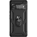 Front. SaharaCase - Kickstand with Belt Clip Case for Google Pixel 6 Pro - Black.