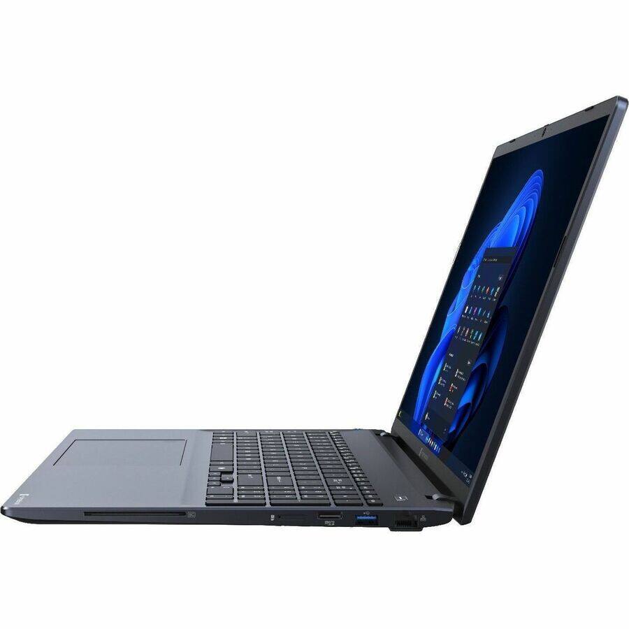 Alt View 7. Toshiba - Dynabook Tecra A60-M 16" Notebook - WUXGA - Intel Core Ultra 7 155U - 32 GB - 1 TB SSD - Mystic Blue - Intel Chip - 1920 - Mystic Blue.
