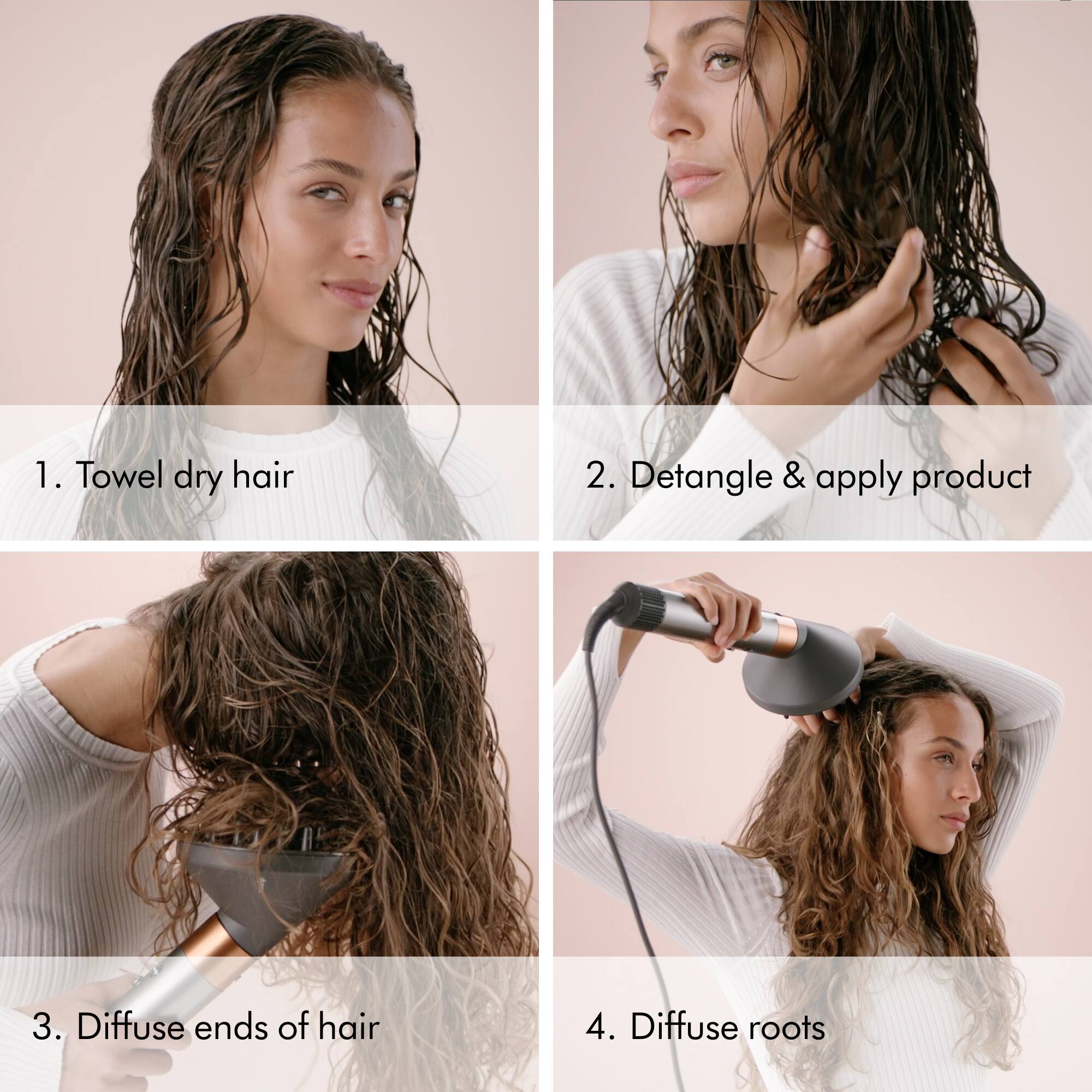 Dyson Airwrap Multistyler Complete Long Diffuse for Curly & Coily Hair