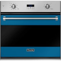 Viking - 3 Series 30" Built-In Single Electric Convection Oven - Alluvial Blue - Front_Zoom