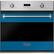 Front. Viking - 3 Series 30" Built-In Single Electric Convection Oven - Alluvial Blue.