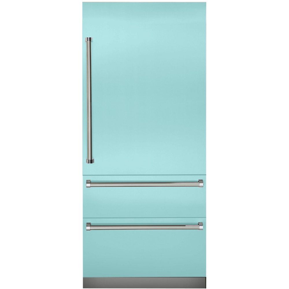 Viking – Professional 7 Series 20 Cu. Ft. Bottom-Freezer Built-In Refrigerator – Bywater Blue