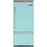 Viking - Professional 5 Series Quiet Cool 20.4 Cu. Ft. Bottom-Freezer Built-In Refrigerator - Bywater Blue - Front_Zoom