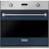 Front. Viking - 3 Series 30" Built-In Single Electric Convection Oven - Slate Blue.