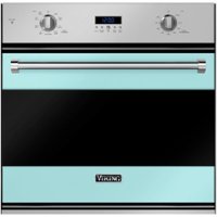 Viking - 3 Series 30" Built-In Single Electric Convection Oven - Bywater Blue - Front_Zoom