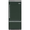 Front Zoom. Viking - Professional 5 Series Quiet Cool 20.4 Cu. Ft. Bottom-Freezer Built-In Refrigerator - Blackforest green.