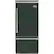 Front. Viking - Professional 5 Series Quiet Cool 20.4 Cu. Ft. Bottom-Freezer Built-In Refrigerator - Green.