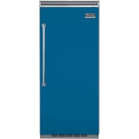 Viking - Professional 5 Series Quiet Cool 19.2 Cu. Ft. Upright Freezer with Interior Light - Alluvial Blue - Front_Zoom