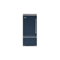 Viking - Professional 5 Series Quiet Cool 20.4 Cu. Ft. Bottom-Freezer Built-In Refrigerator - Slate Blue - Front_Zoom