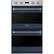 Front. Viking - 3 Series 30" Built-In Double Electric Convection Wall Oven - Blue.