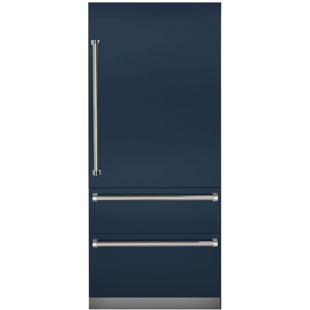 Viking – Professional 7 Series 20 Cu. Ft. Bottom-Freezer Built-In Refrigerator – Slate Blue