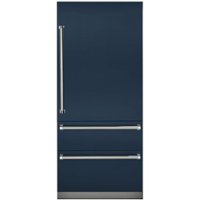 Viking - Professional 7 Series 20 Cu. Ft. Bottom-Freezer Built-In Refrigerator - Slate Blue - Front_Zoom