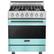 Front. Viking - 3 Series 4.7 Cu. Ft. Self-Cleaning Freestanding Dual Fuel Convection Range - Bywater Blue.
