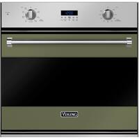 Viking - 3 Series 30" Built-In Single Electric Convection Oven - Cypress Green - Front_Zoom