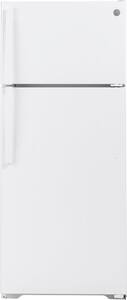 Ge 17 5 Cu Ft Top Freezer Refrigerator White Gts18hgnrww Best Buy