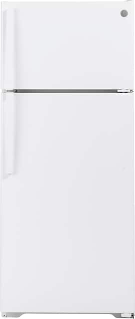 GE 28 in. 17.5 cu. ft. Top Freezer Refrigerator - Stainless Steel