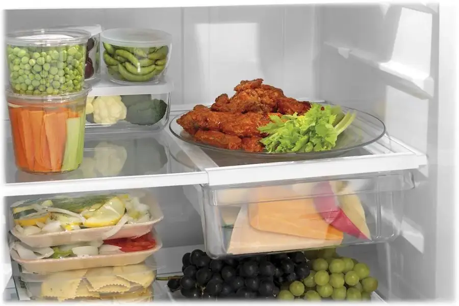 Alt View 11. GE - 17.5 Cu. Ft. Top-Freezer Refrigerator - Black.