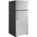 Angle Zoom. GE - 17.5 Cu. Ft. Top-Freezer Refrigerator - Stainless Steel.