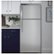 Alt View Zoom 11. GE - 17.5 Cu. Ft. Top-Freezer Refrigerator - Stainless Steel.