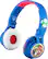 Left. iHome - eKids Super Mario Wireless Over-the-Ear Headphones - White/Red/Blue.
